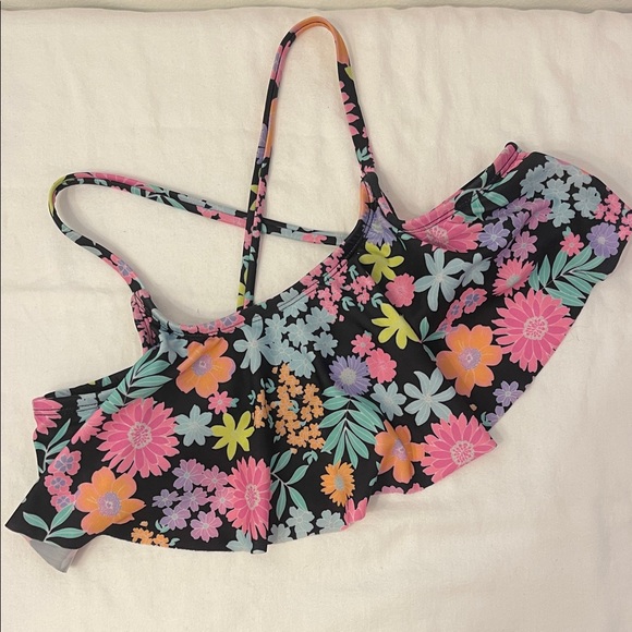 Breaking Waves Floral Bikini Size 12 - Picture 3 of 5